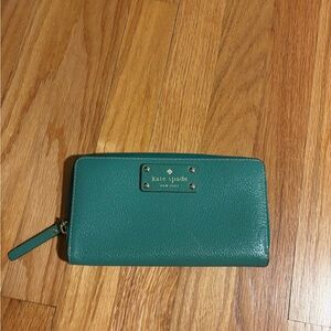 Kate Spade Teal Leather Wallet